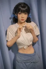 Yearndoll Y215 ZG155cm C-cup with open mouth and realistic oral cavity, expressive face, soft cheeks, latest silicone sex doll, perfect goddess face, erotic sex doll. - Image 5